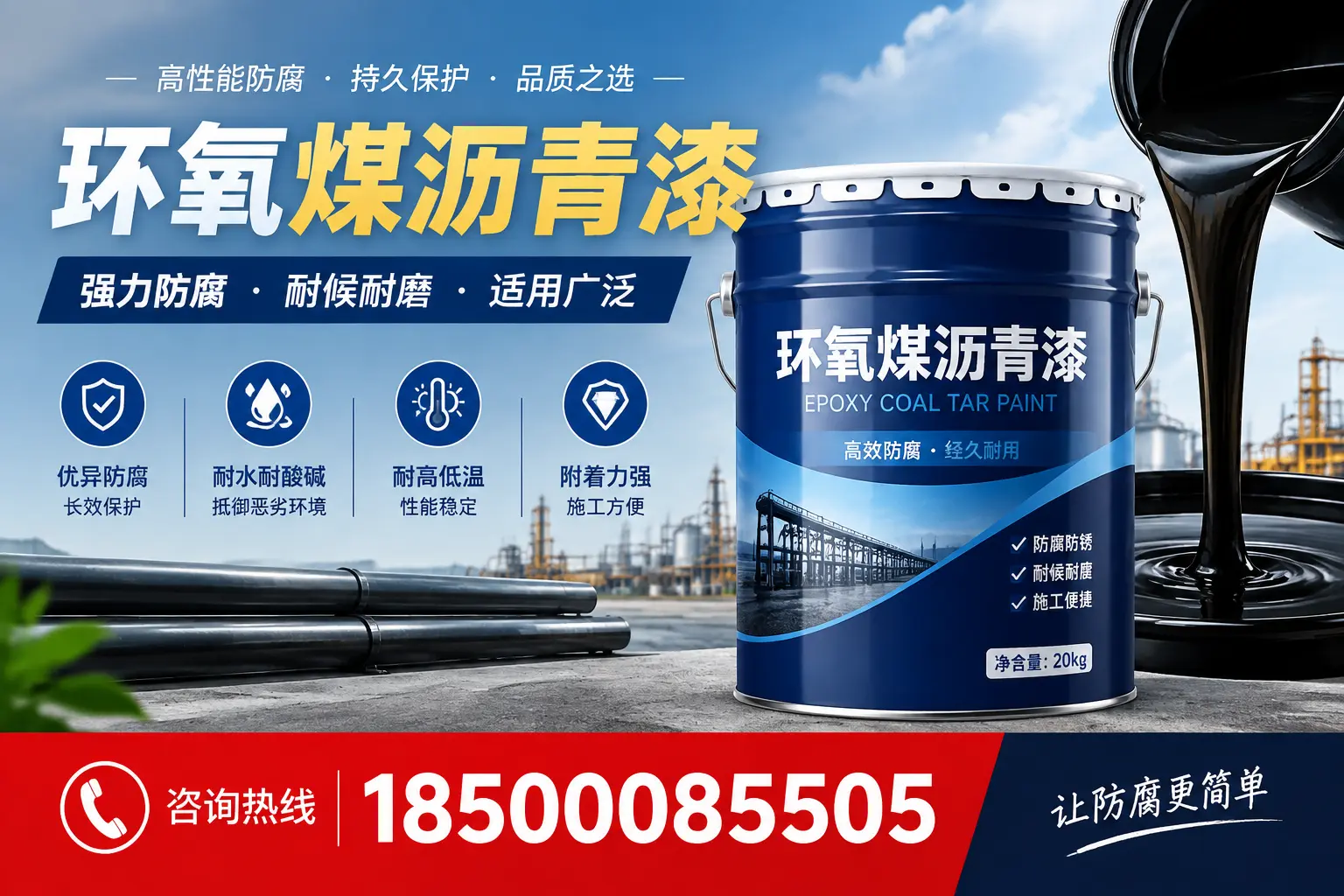 环氧煤沥青漆在不同气候条件下的表现分析,鹤岗适用性